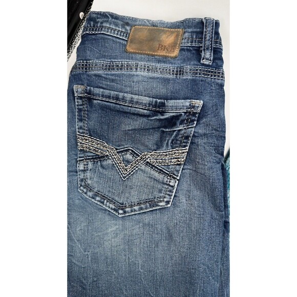 Buckle BKE Mens Jake Straight Leg Jeans Dark Wash Mid Rise Stretch 33x31 stretch - Picture 9 of 9